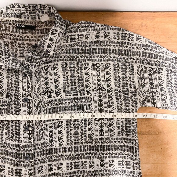 BDG vintage pattern button down cotton shirt - Picture 13 of 14